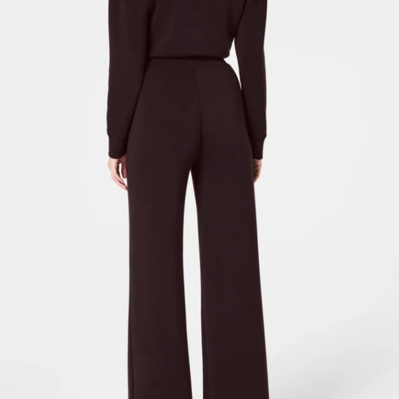 NEW Spanx AirEssentials Long Sleeve Truffle Brown Jumpsuit Sz M NWT Never Worn - Picture 2 of 4